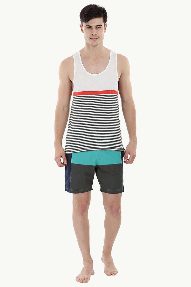 Solid Cut & Sew Swimshorts