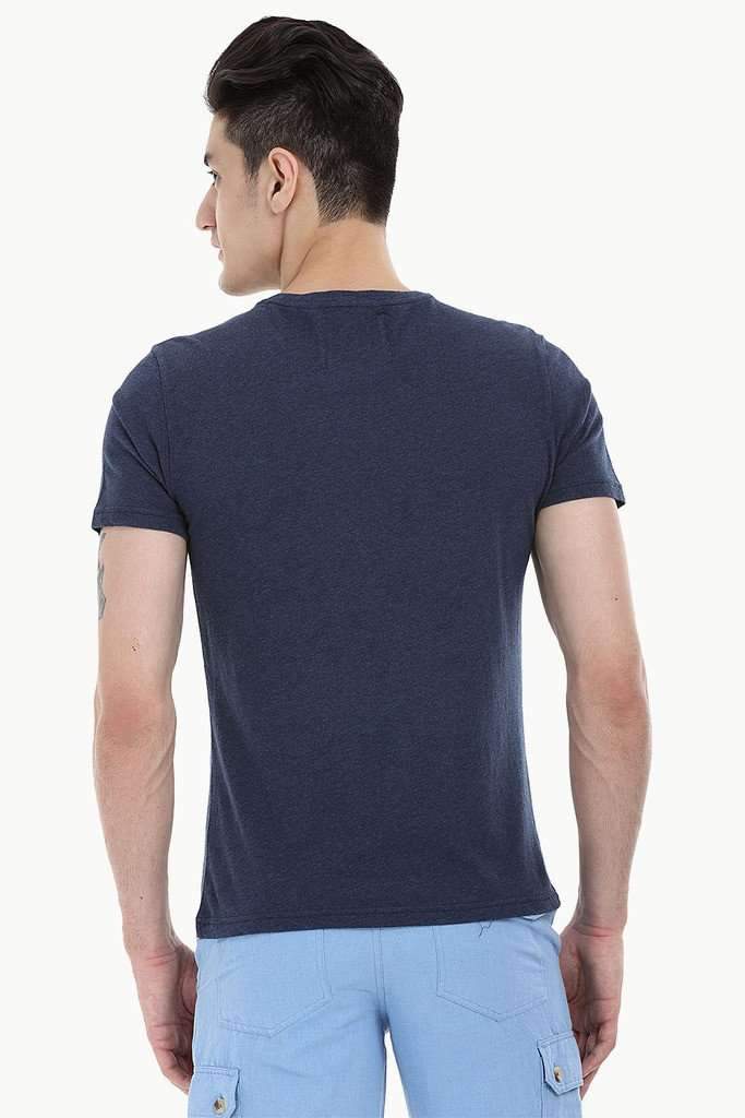 Contrast Number Patch Short Sleeve Tee
