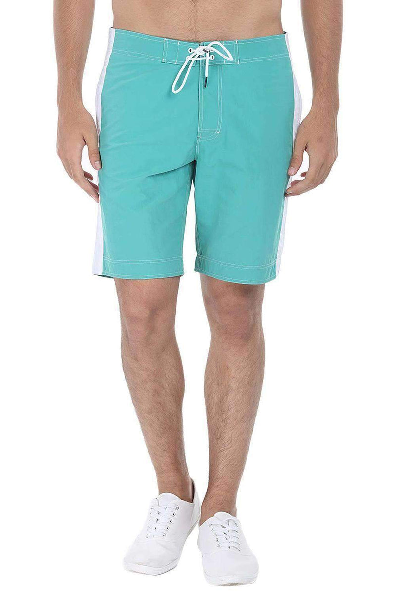 Contrast Side Panel Quickdry Swimshorts