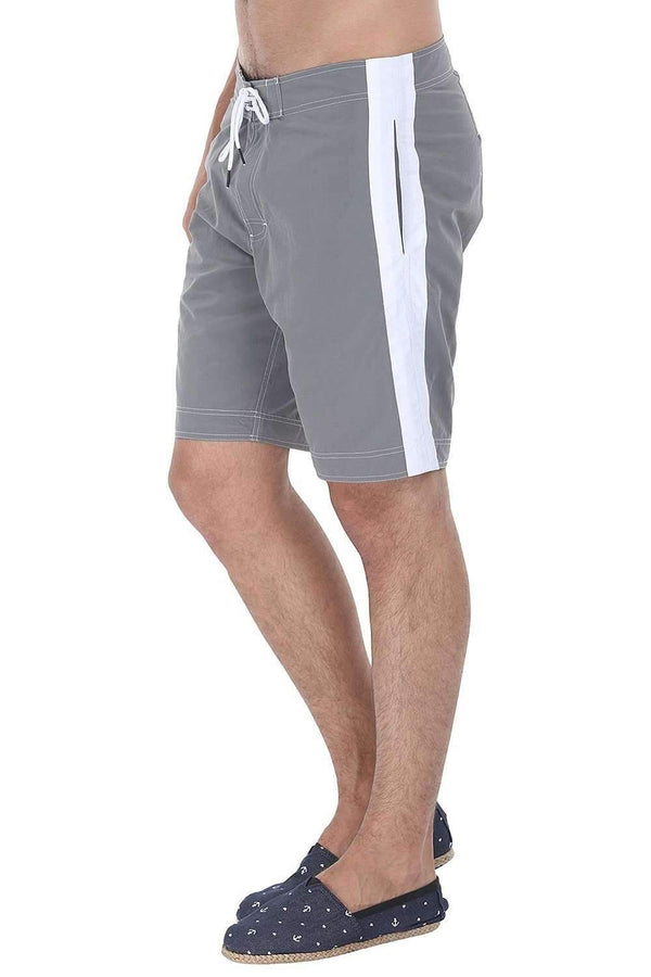 Contrast Side Panel Quickdry Swimshorts