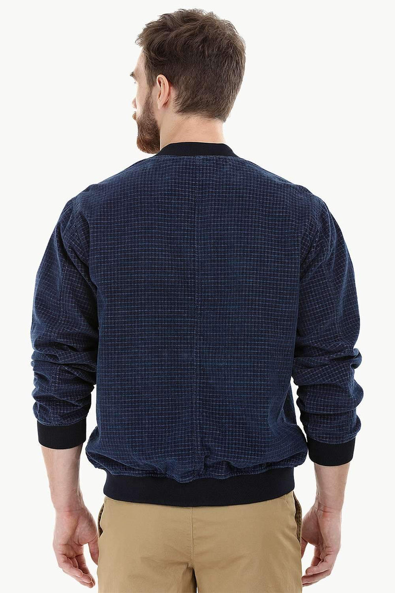 Corduroy Navy Bomber Jacket