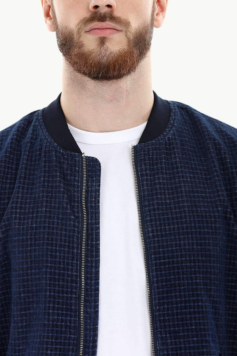 Corduroy Navy Bomber Jacket