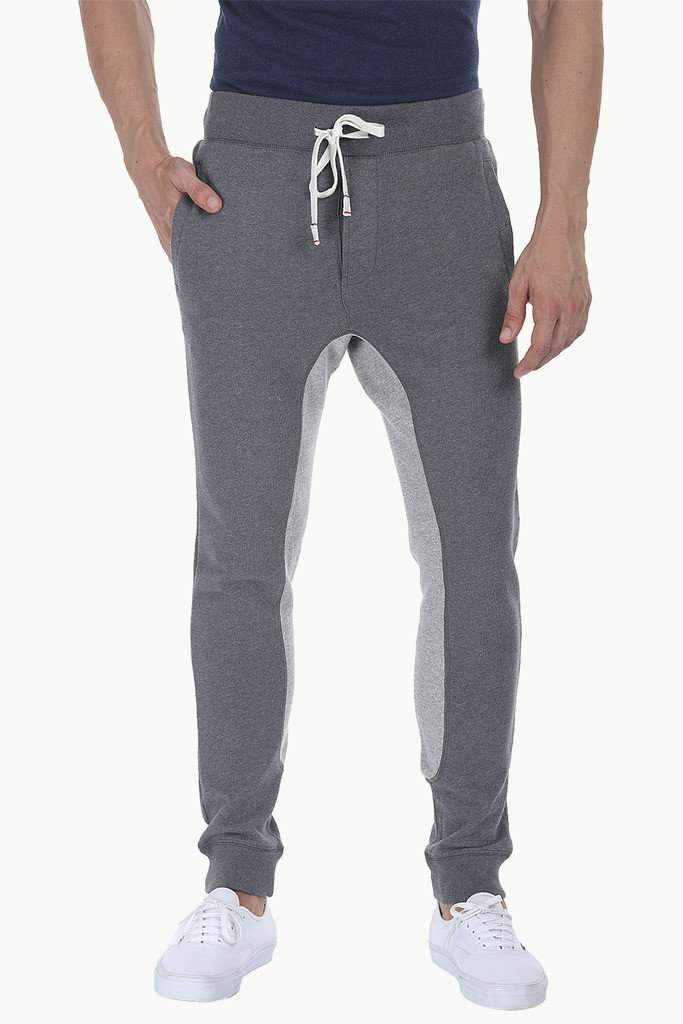 Cotton Heather Fleece Color block Pant