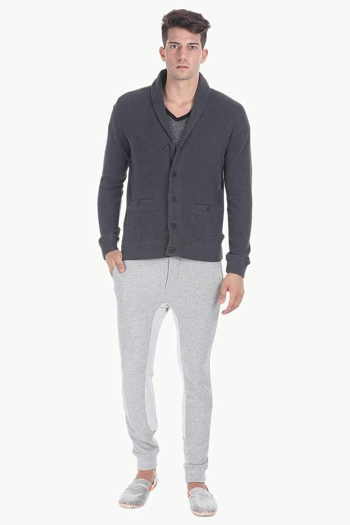 Cotton Heather Fleece Color block Pant