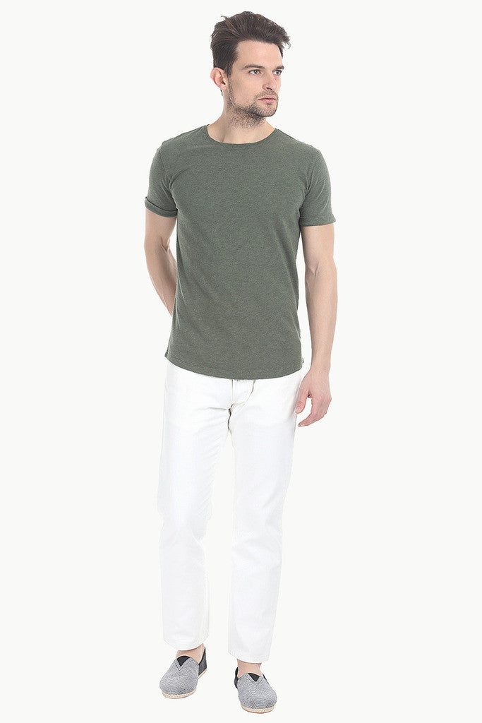 Crew Neck Pure Cotton Basic Tee
