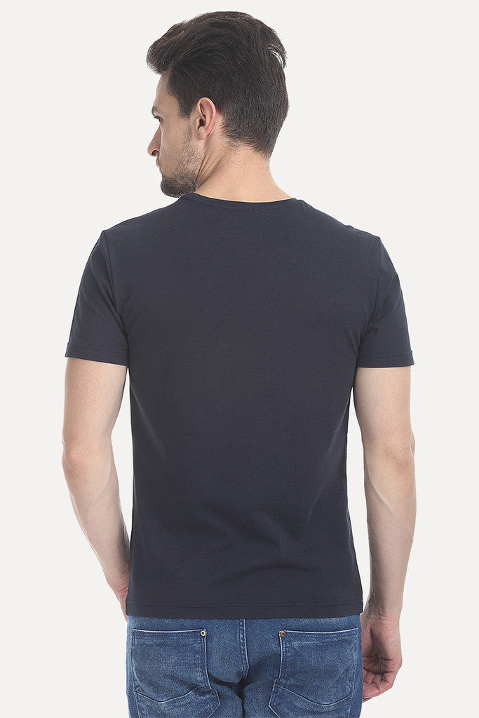 Crew Neck Slight Stretch Solid Tee