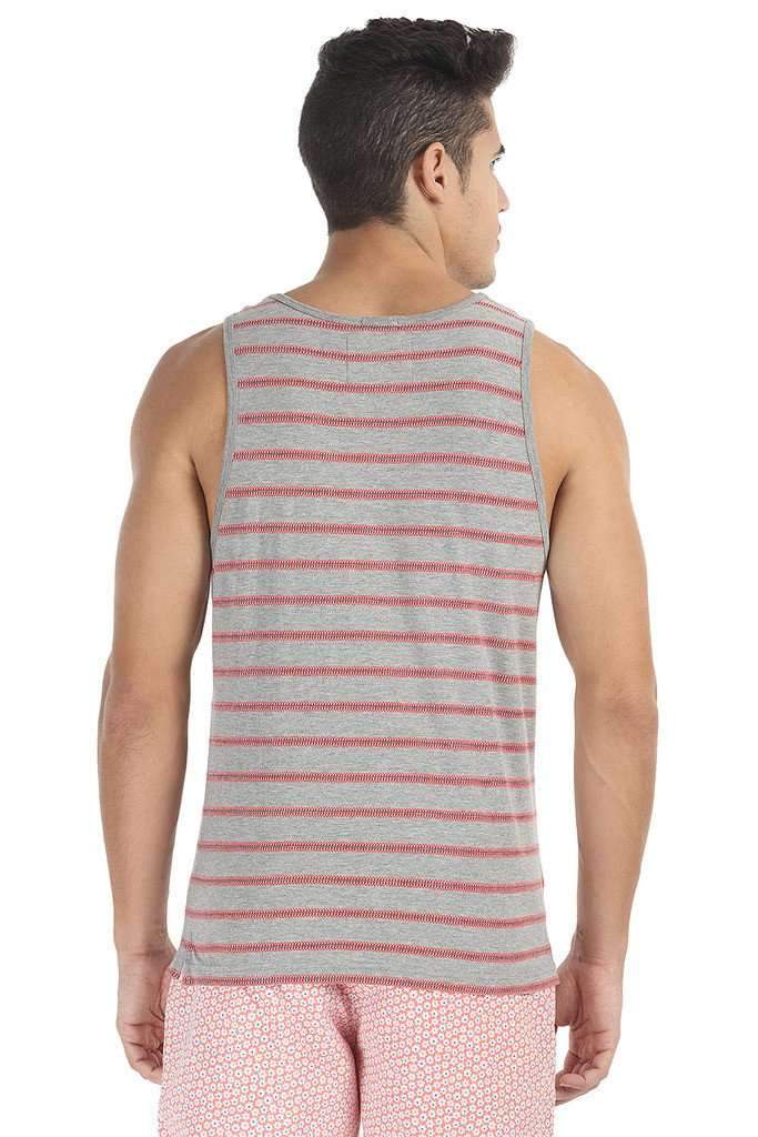 Crew Neck Yarn Dyed Jacquard Tank