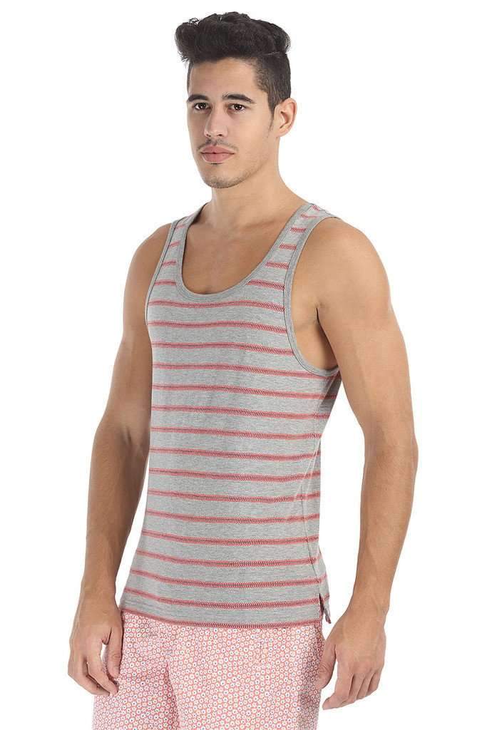 Crew Neck Yarn Dyed Jacquard Tank