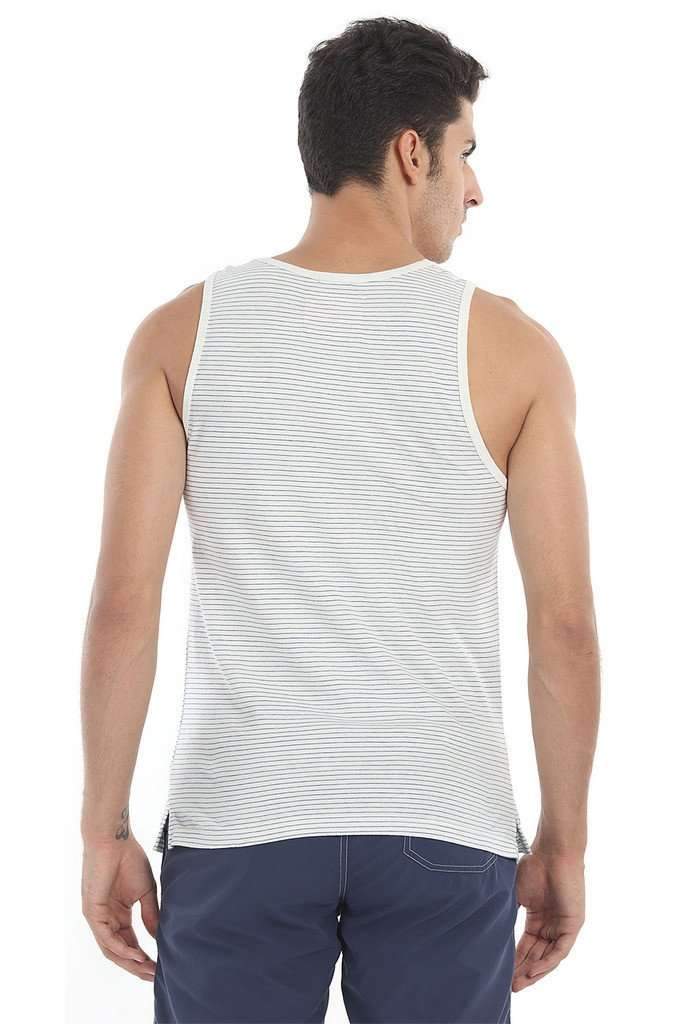 Crew Neck Yarn Dyed Jacquard Tank