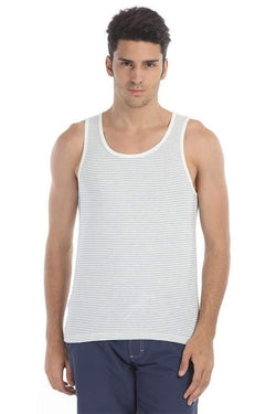 Crew Neck Yarn Dyed Jacquard Tank