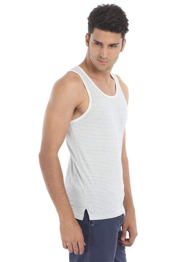 Crew Neck Yarn Dyed Jacquard Tank