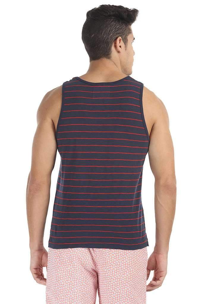 Crew Neck Yarn Dyed Jacquard Tank