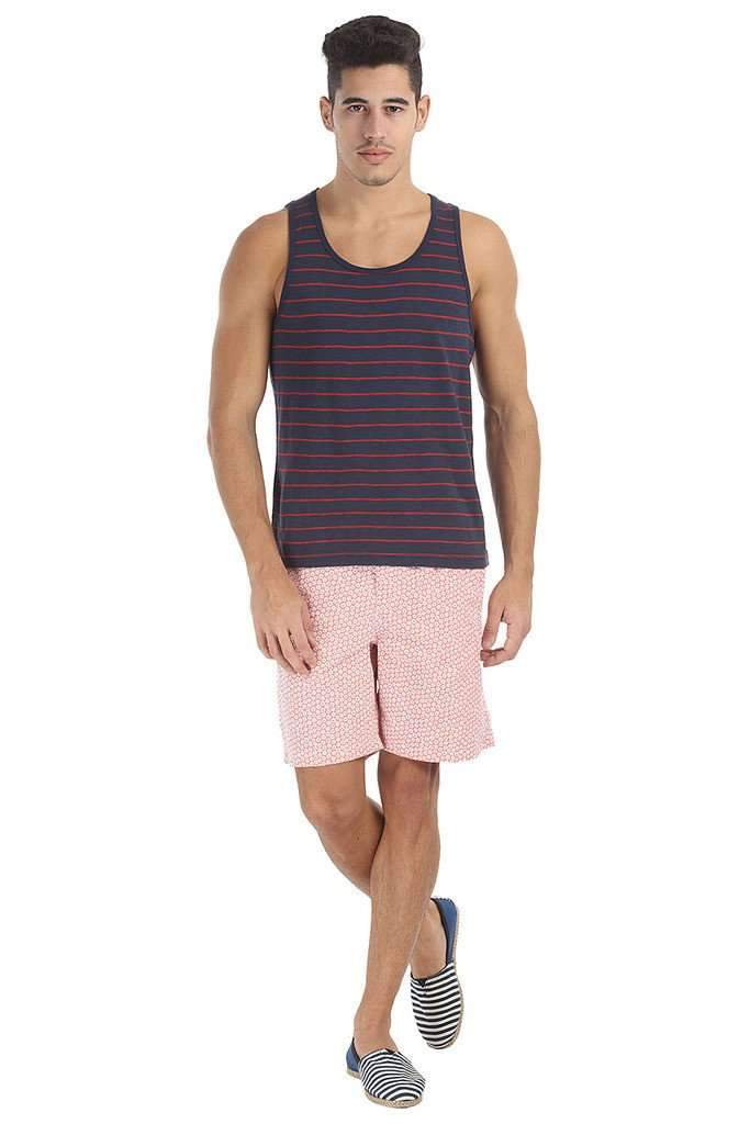 Crew Neck Yarn Dyed Jacquard Tank
