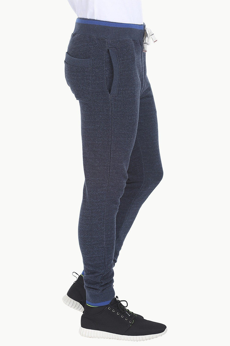 Cuff Jogger Pants with PU Trims