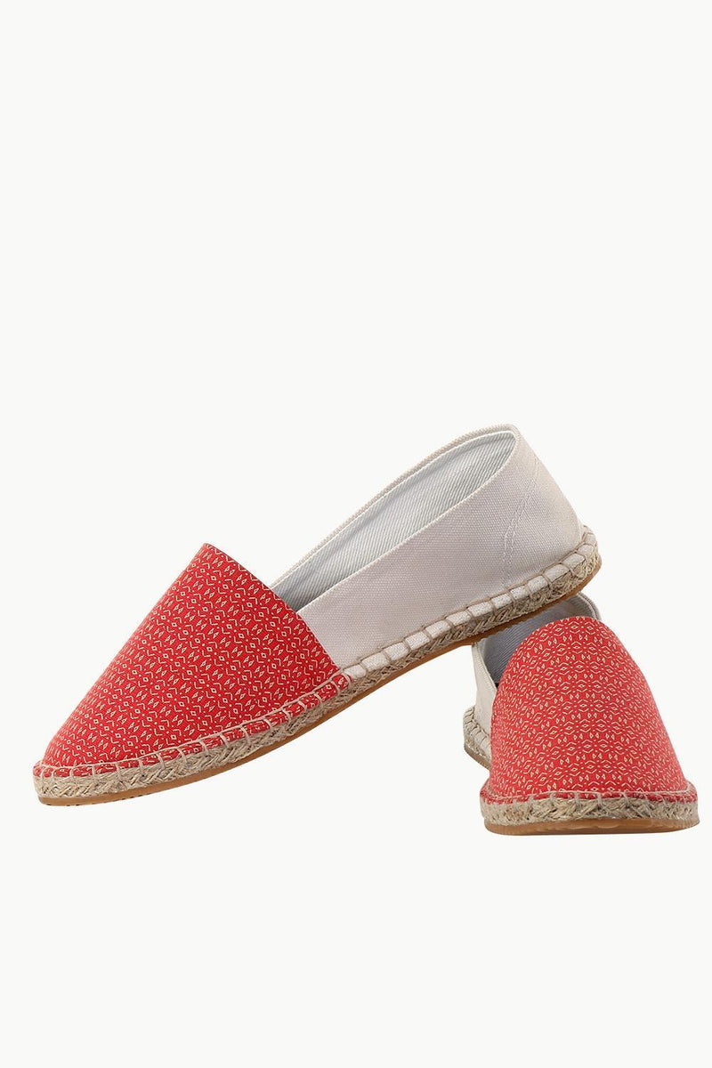 Cut N Sew Ditsy Print Espadrilles