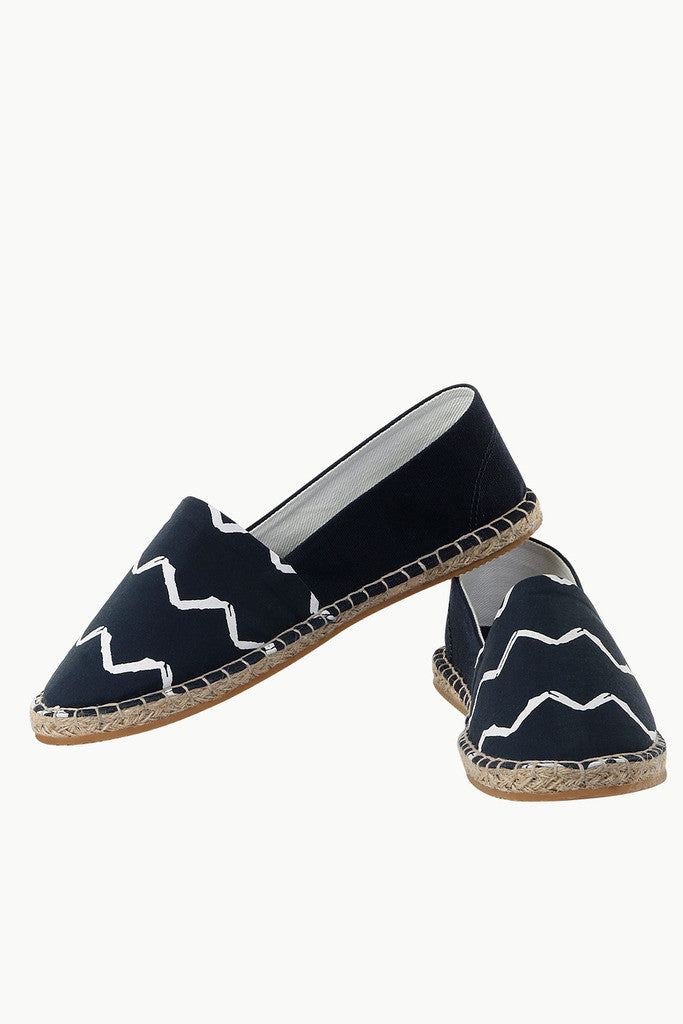 Cut N Sew Wave Print Espadrilles