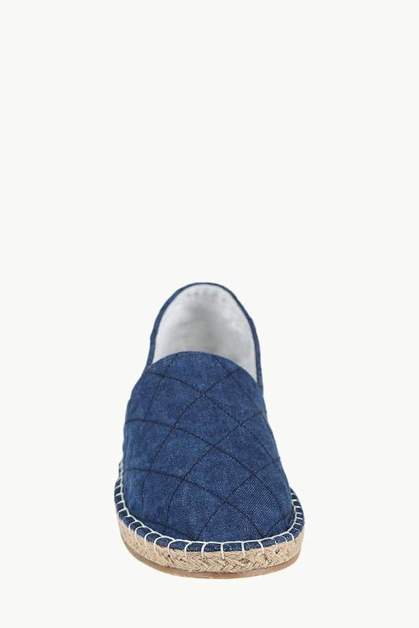 Denim Quilt Stylish Espadrilles