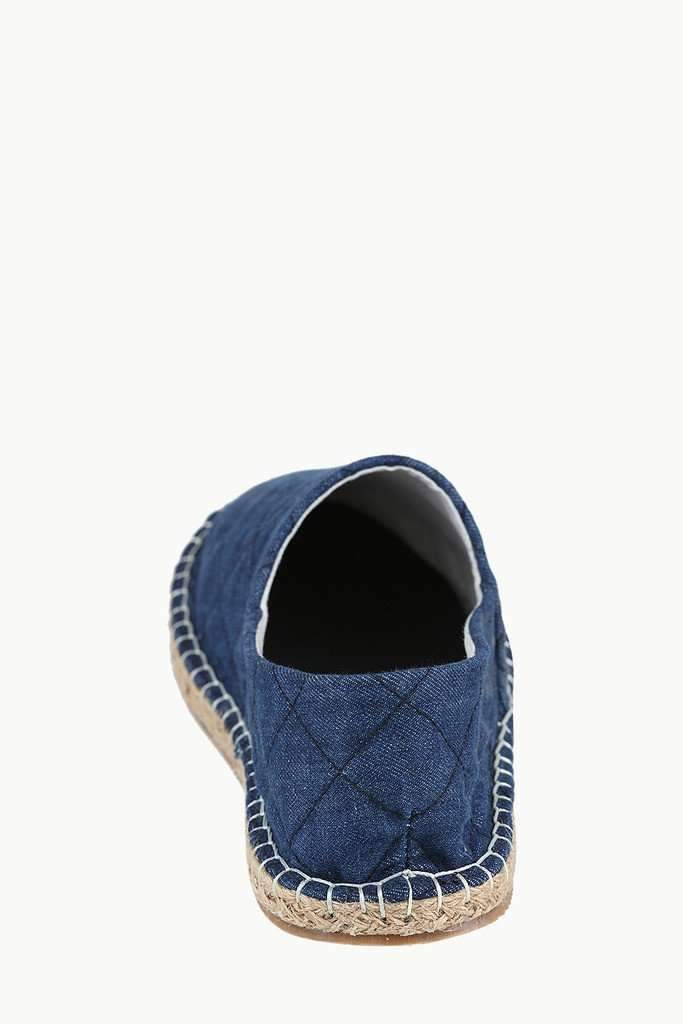 Denim Quilt Stylish Espadrilles