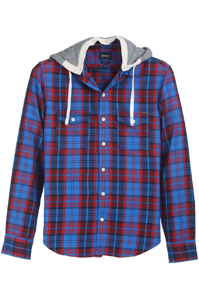 Hooded discount lumberjack shirt