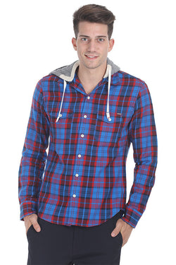 Detachable Hooded Lumberjack Shirt