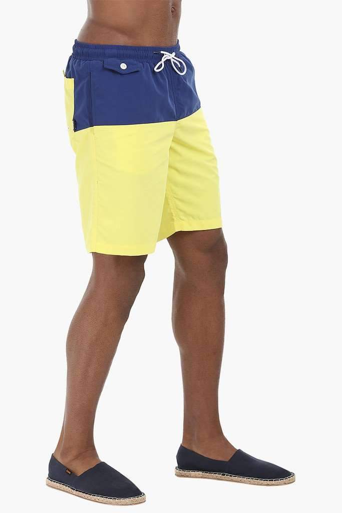 Dual Colorblock Nylon Swimshorts