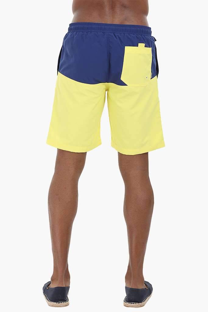 Dual Colorblock Nylon Swimshorts