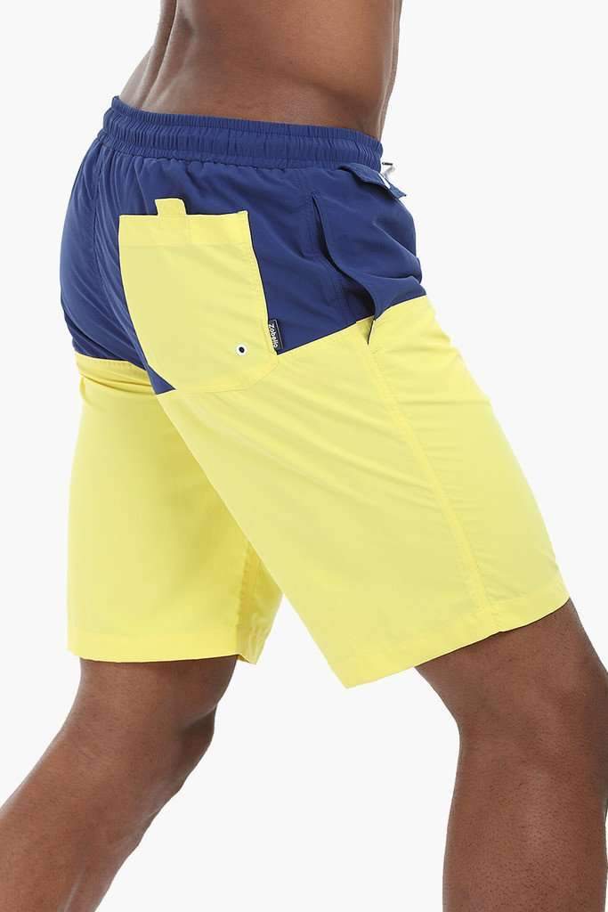 Dual Colorblock Nylon Swimshorts