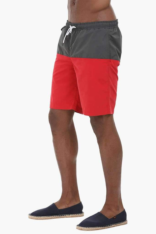 Dual Colorblock Nylon Swimshorts