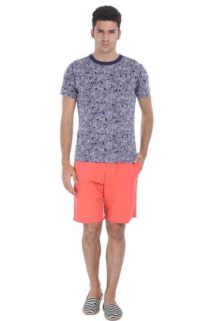 Easy Summer Printed Crew Neck Tee