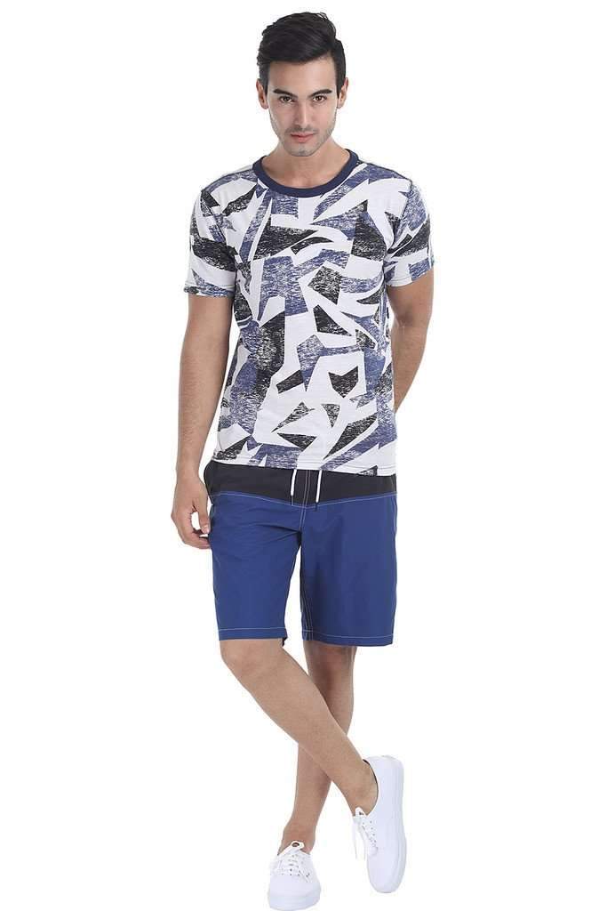 Easy Summer Printed Crew Neck Tee