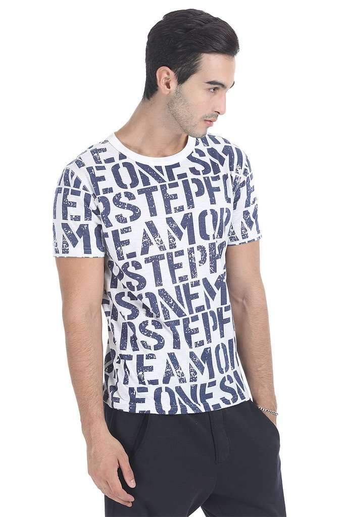Easy Summer Printed Crew Neck Tee