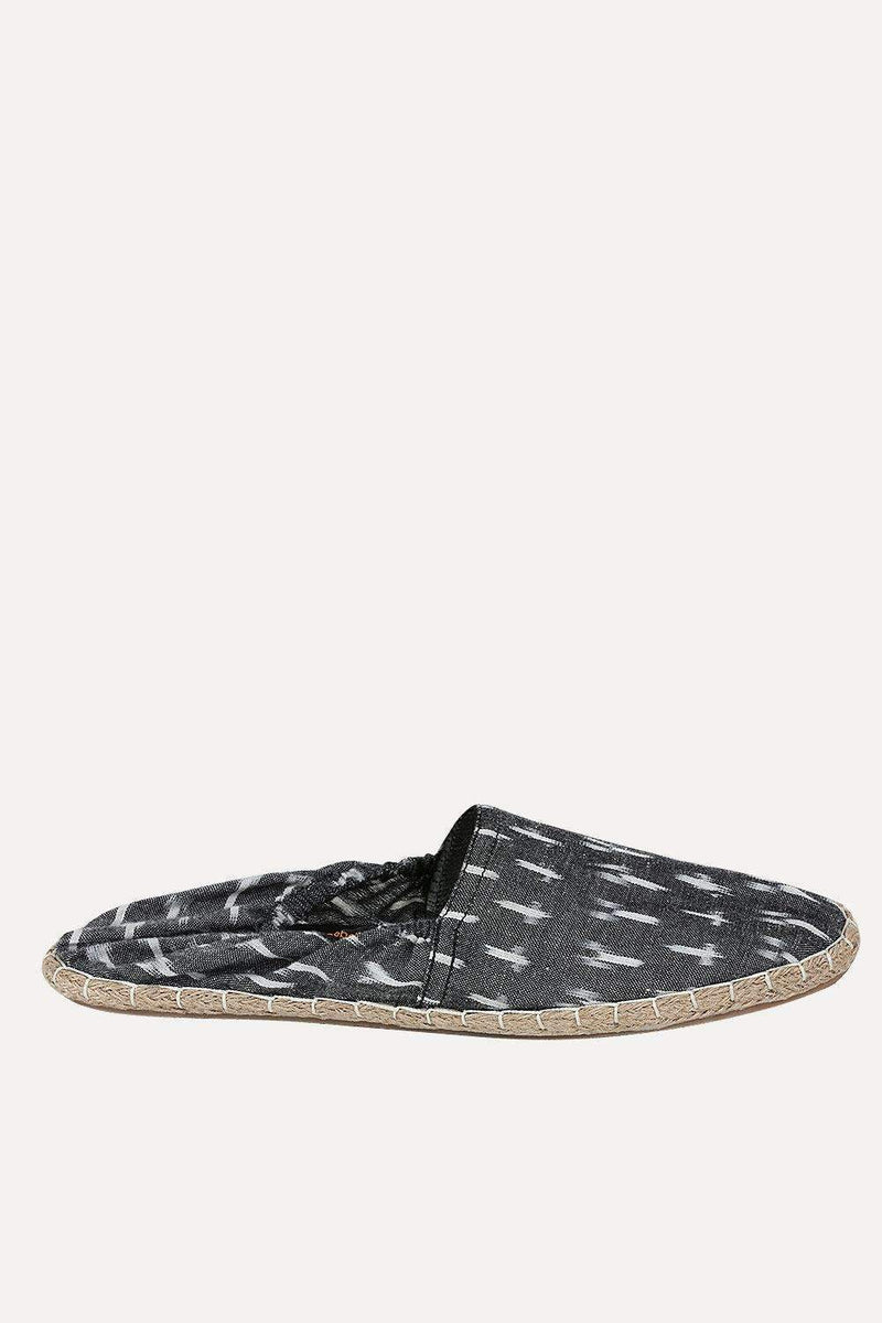 Grey Ikat Weave Espadrilles