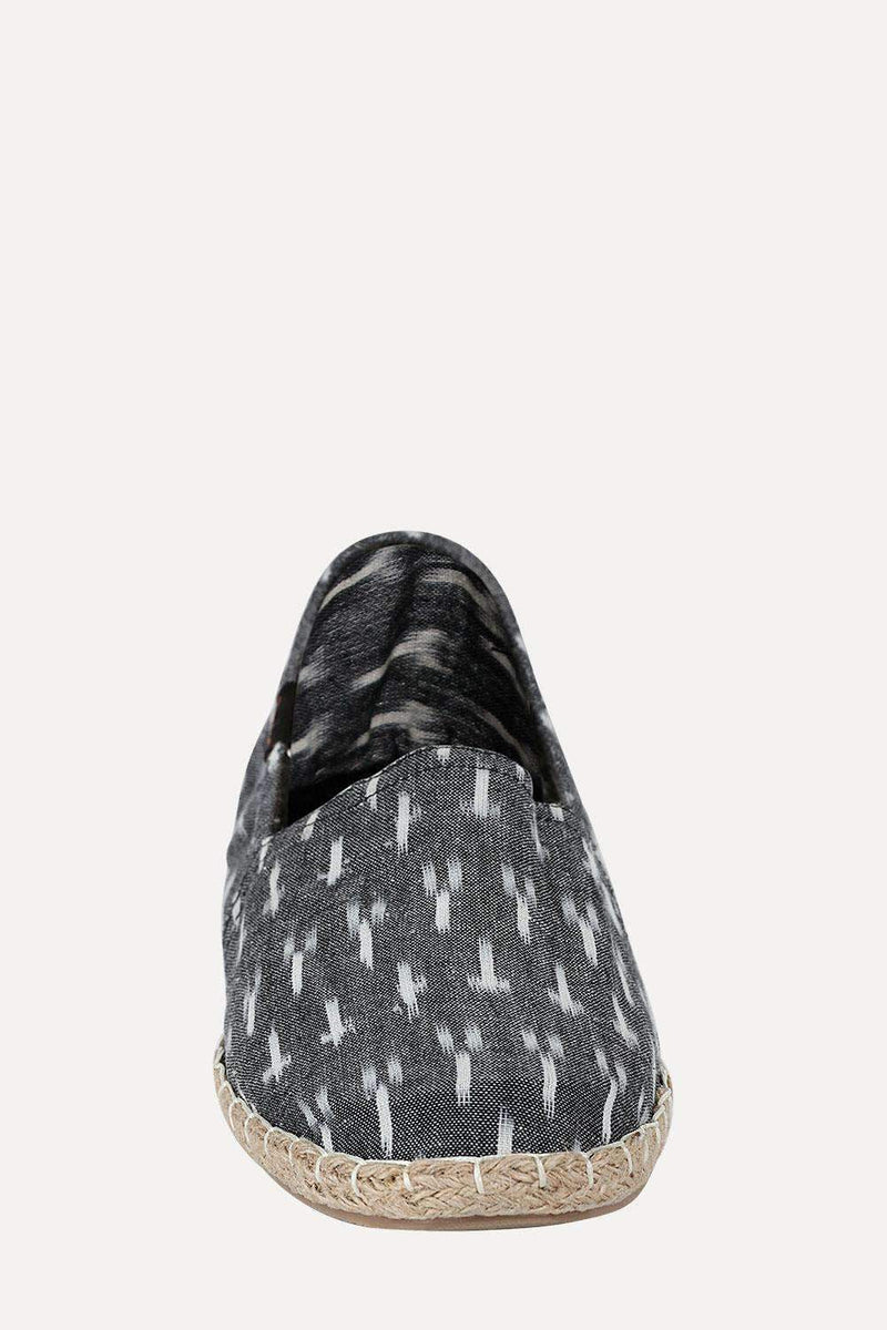 Grey Ikat Weave Espadrilles