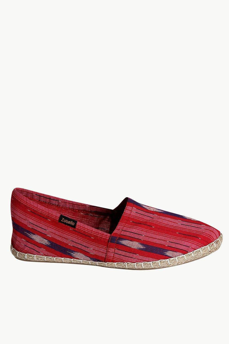 Handmade Ikat Weave Summer Espadrilles