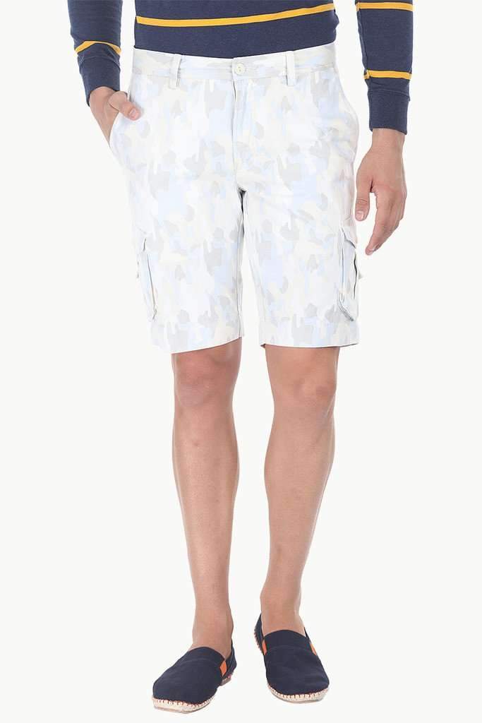 Faded Came Print Twill Jogger Pant