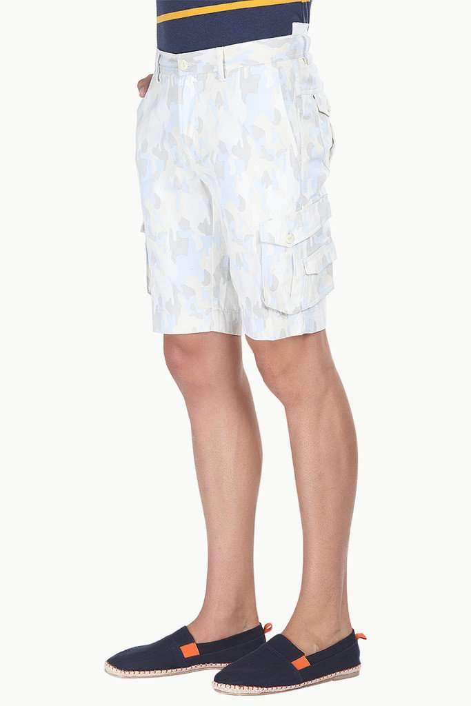 Faded Came Print Twill Jogger Pant