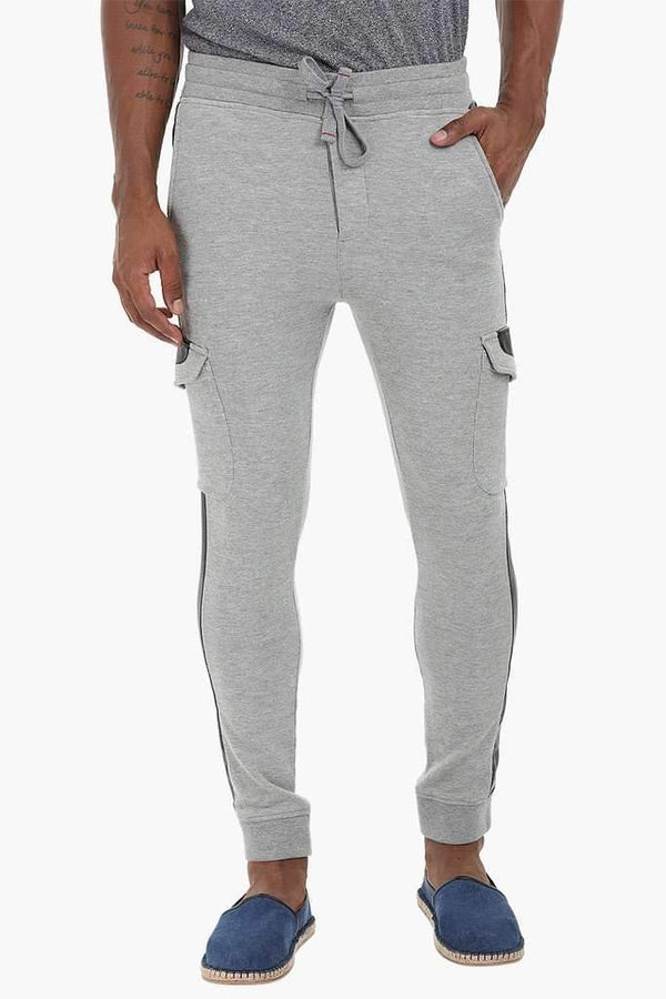 Faux Leather Detailed Sweatpants