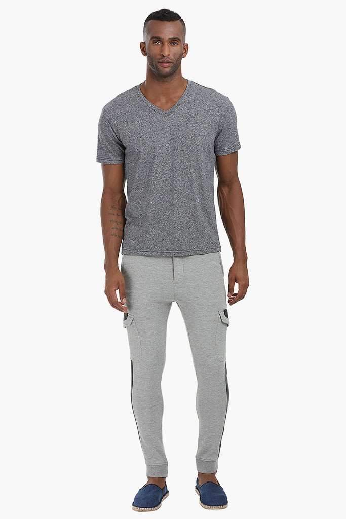 Faux Leather Detailed Sweatpants