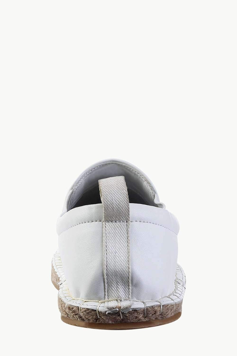 Faux Leather with Side Elastic Espadrilles