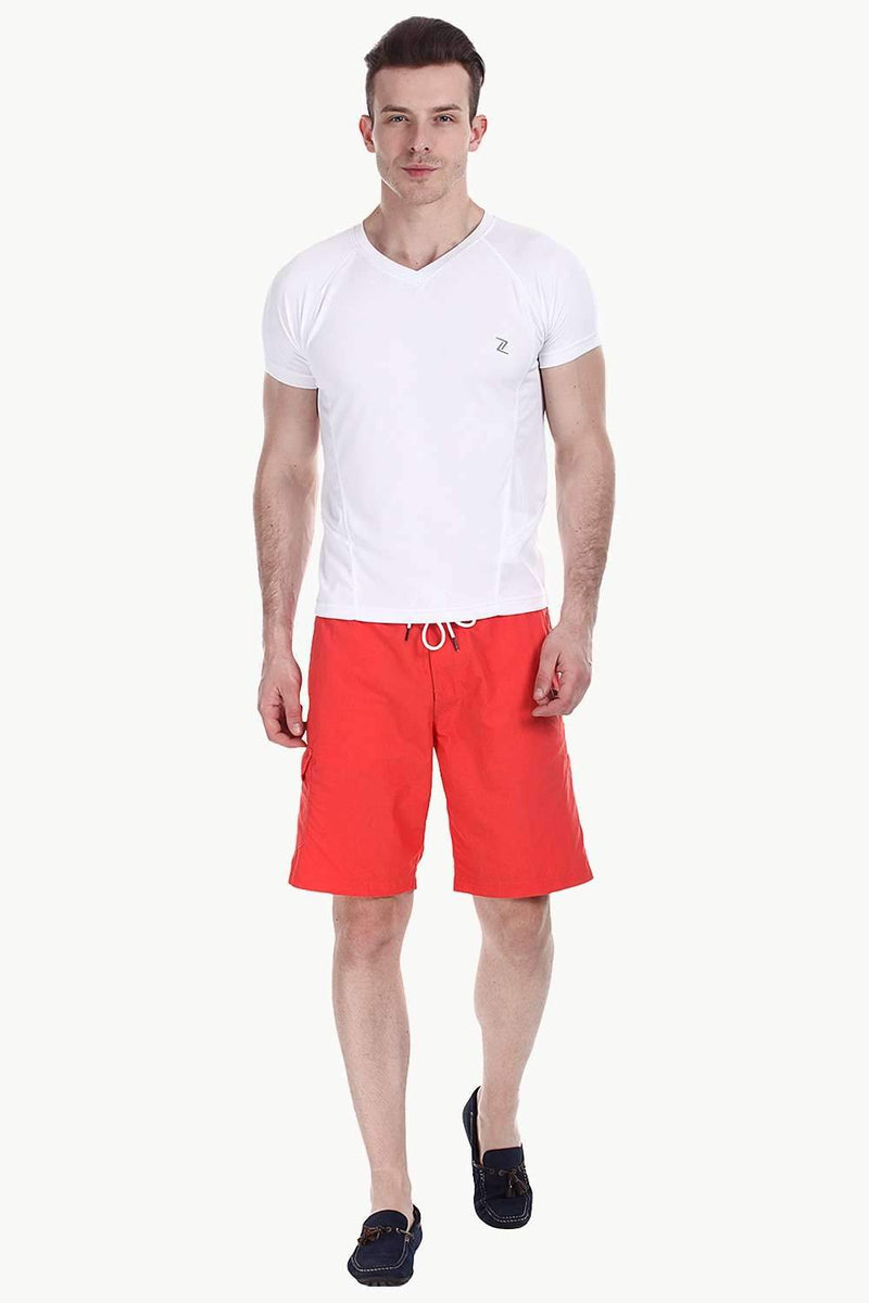 Performance Wear V Neck With Side Panel Stitch