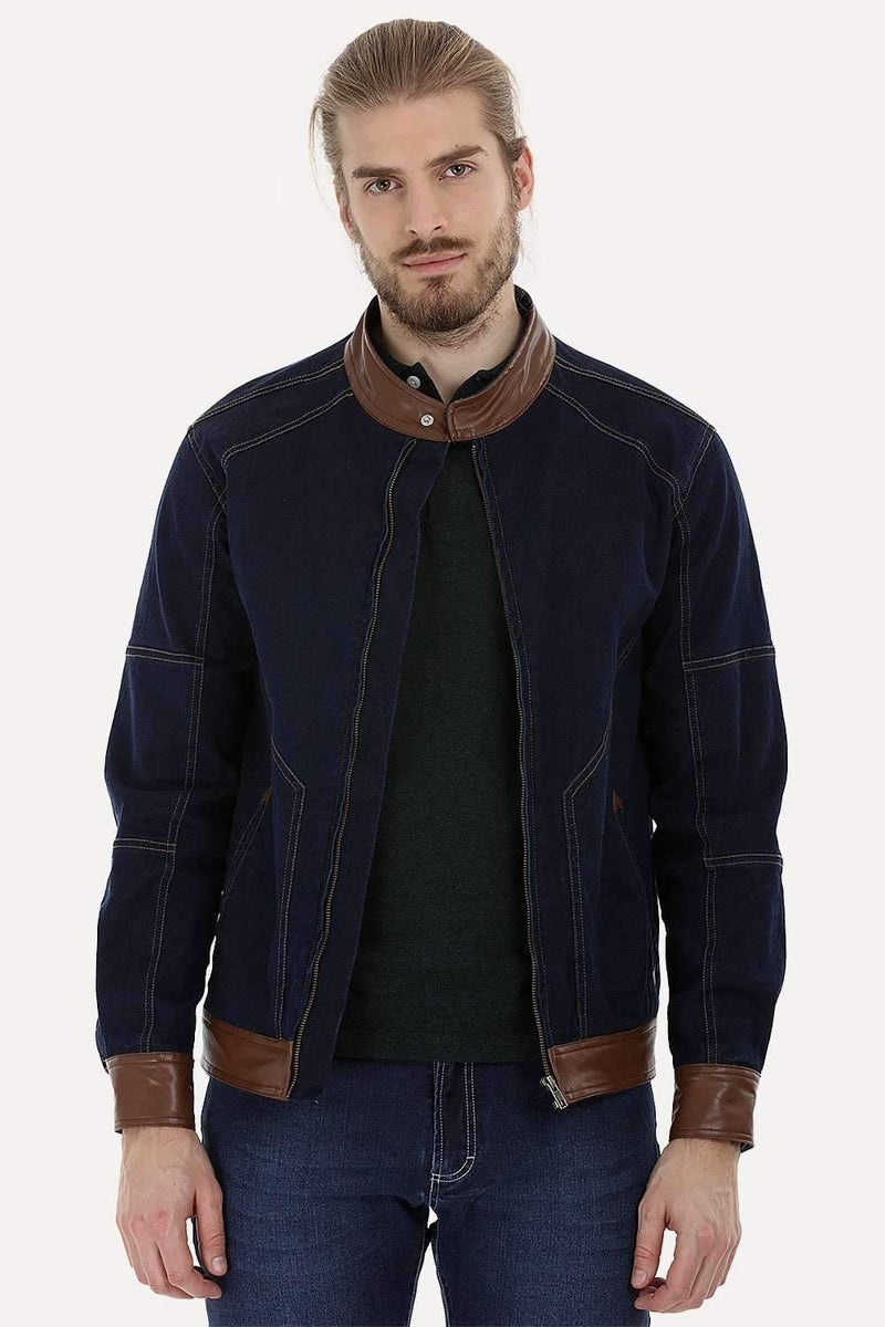 Full Zipper Urban Indigo Denim Jacket