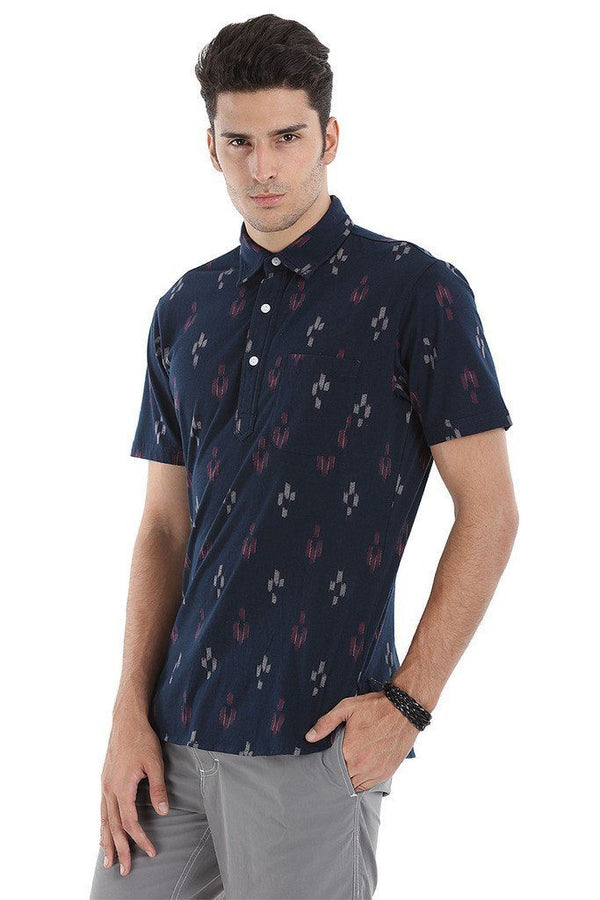 Fun Printed Soft Knit Polo