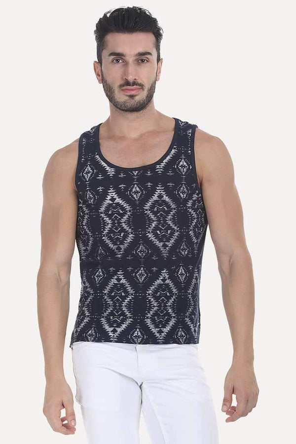 Geometric Reverse Printed Tank