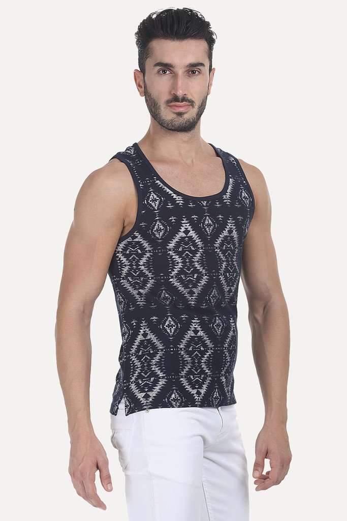 Geometric Reverse Printed Tank