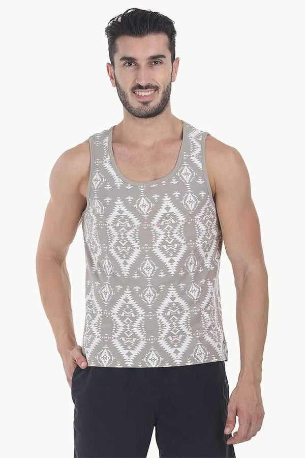 Geometric Reverse Printed Tank