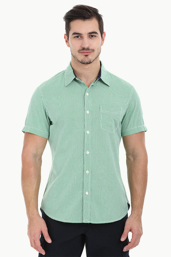 Ghingham Check Eqyptian Cotton Shirt