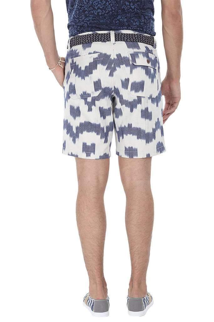 Ikat Twill Weave Shorts