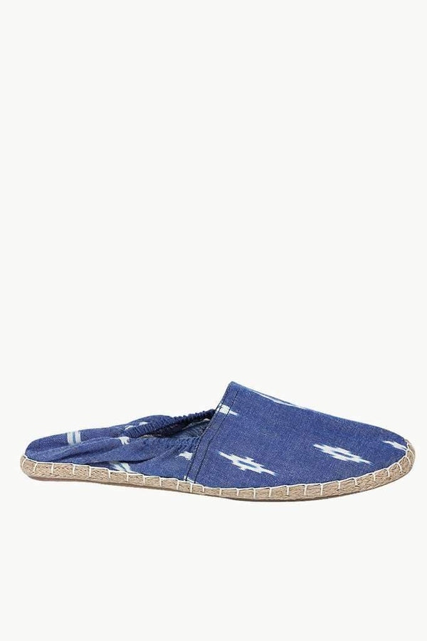 Ikat Weave Elastic Espadrilles