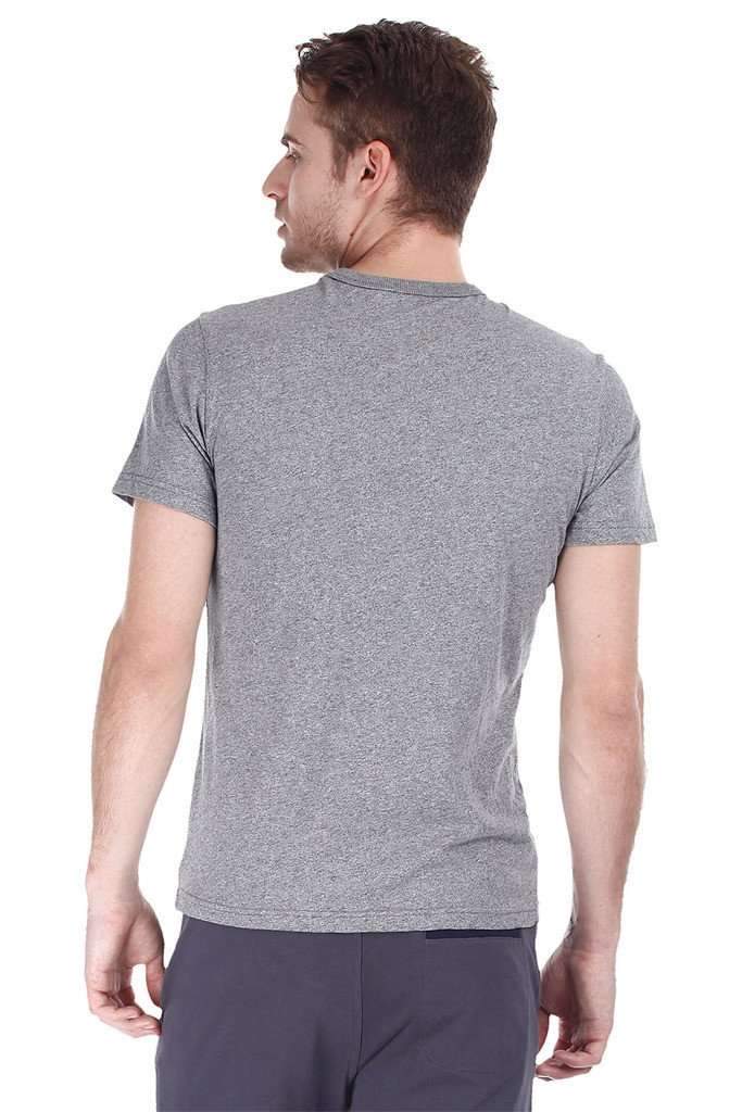 Jaspe Solid Tee With Contrast Ikat Pocket