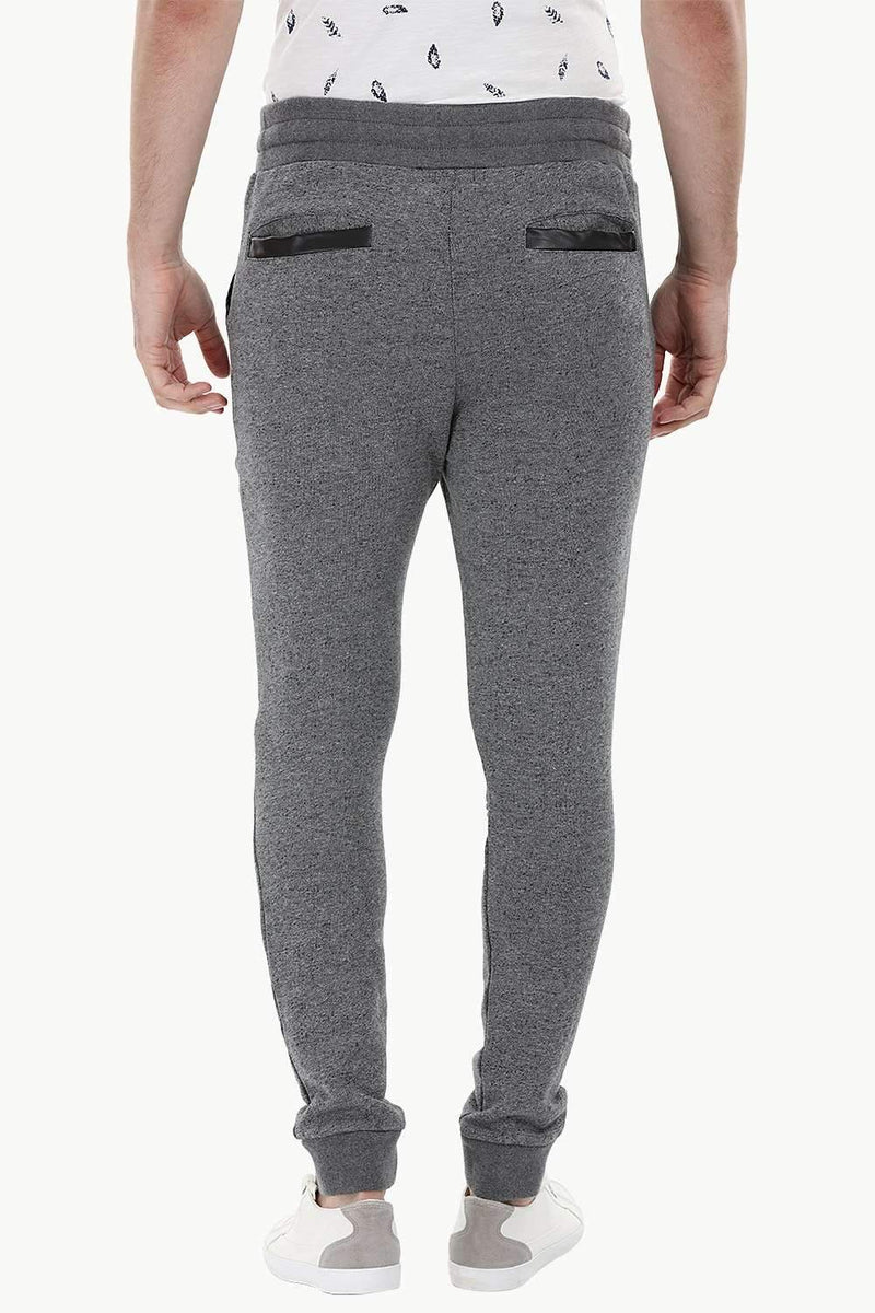 PU Patched Cuff Joggers